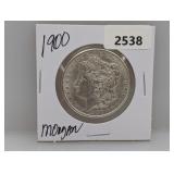 1900 90% Silv Morgan $1 Dollar