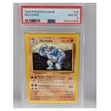 1999 Pokemon Machoke #34 PSA 8