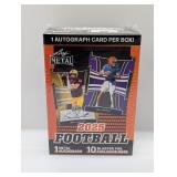 2025 Leaf Metal Football Blaster Box (1 Auto)