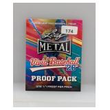 2026 Leaf Metal Vivid Baseball 1/1 Proof Pack