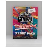 2026 Leaf Metal Vivid Baseball 1/1 Proof Pack