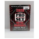 2026 Pro Set Metall Baseball 1/1 Proof Pack