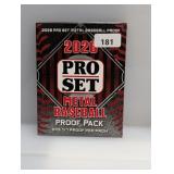 2026 Pro Set Metall Baseball 1/1 Proof Pack