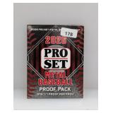 2026 Pro Set Metall Baseball 1/1 Proof Pack