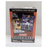 2025 Leaf Metal Football Blaster Box (1 Auto)