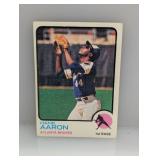 1973 TOPPS HANK AARON HOF 100 Indents/Corners