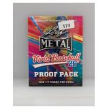2026 Leaf Metal Vivid Baseball 1/1 Proof Pack