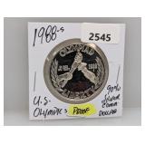 1988-S 90% Silv PF US Olympics $1 Dollar