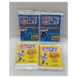 (4) 1990 Pro Set Series 2 & 1991 Pro Set Series 1