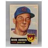 1953 Topps #157 - Bob Addis "Cubs"