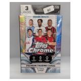 2024-25 Topps Chrome Soccer Hanger Box