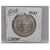 1898 90% Silv Morgan $1 Dollar