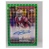 2024 Pearsall Topps Ch Green Geo Ref Auto RC /99