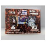 2025 Metal Pro Set Football Hobby Box (6 Autos)