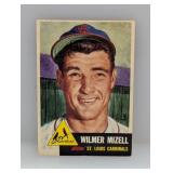 1953 Topps #128 - Wilmer Mizell "Cardinals"