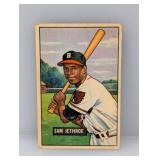 1951 Bowman #242 - Sam Jethroe "Braves" Crease/M
