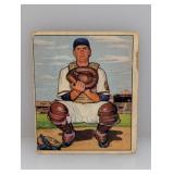 1950 Bowman #56 - Del Crandell "Braves" Damage
