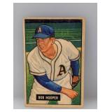 1951 Bowman #33 - Bob Hooper "Athletics" Indents