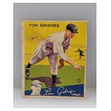 1934 Goudey #44 - Tom Bridges "Tigers" Damage