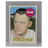 1969 Topps Baseball JIM BUNNING HOF 175
