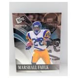 1/99 2024 Leaf PressPass Prem Marshall Faulk R-71