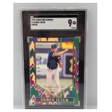 1995 Signature Rookies Derek Jeter Promo P3 SGC 9