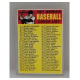 1970 Topps WORLD CHAMPS CHECKLIST #1 CARD 9