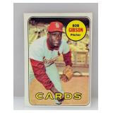 1969 Topps Bob Gibson #200 Surface