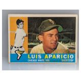 1960 Topps LUIS APARICIO HOFR Tape/Surface/Stain