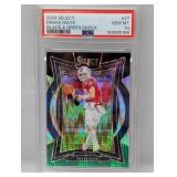 2024 Select Drake Maye Black/Green Shock PSA 10
