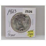 1923 90% Silv Peace $1 Dollar