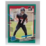 2023 Donruss Rated Rookie Bijan Robinson Indent