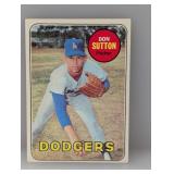 1969 Topps Baseball DON SUTTON HALL OF FAMER 216