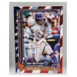 2025 Topps Luisangel Acuna RC /76 Flag Variation