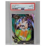 2024 Select Bo Nix Black/Green Shock PSA 10