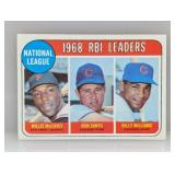 1969 Topps LEADERS McCOVEY/SANTO/WILLIAMS 4