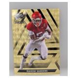 1/1 2024 Leaf PressPass Premium Raheim Sanders #74