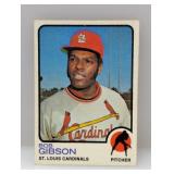1973 Topps Bob Gibson #190 Scratches/Edges