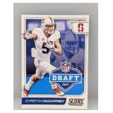 2017 Score Draft Christian McCaffery #9