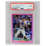 2024 Topps Archives Evan Carter Pink Foil PSA 8