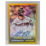 Gold /50 Topps 2024 Archives Fav Auto Carroll