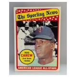 1969 Topps Baseball ROD CAREW HALL OF FAMER 419
