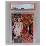 2024 Select WNBA Caitlin Clark  Red Ice 151 PSA9