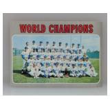 1970 Topps WORLD CHAMPIONS MIRACLE METS TEAM 1