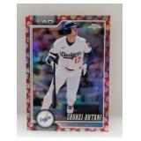 2026 Topps Chrome Red Baseball Seams Shohei Ohtani