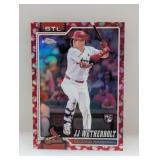 2026 Topps Chrome Red Seams JJ Wetherholt RC #119
