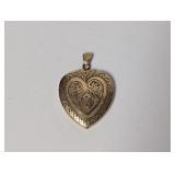 12K Gold Filled Ornate Scrollwork Locket