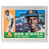 1960 Topps Bob Gibson #73 Corners/Stain
