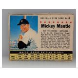 1961 Post Cereal Mickey Mantle #4 C/C/E