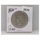 1935-S 90% Silv Peace $1 Dollar
